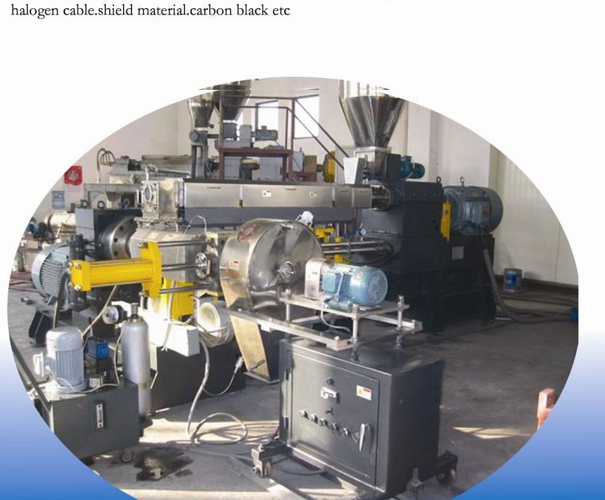 SHJ two-stage compounding machine with twin-screw and single-screw extruders